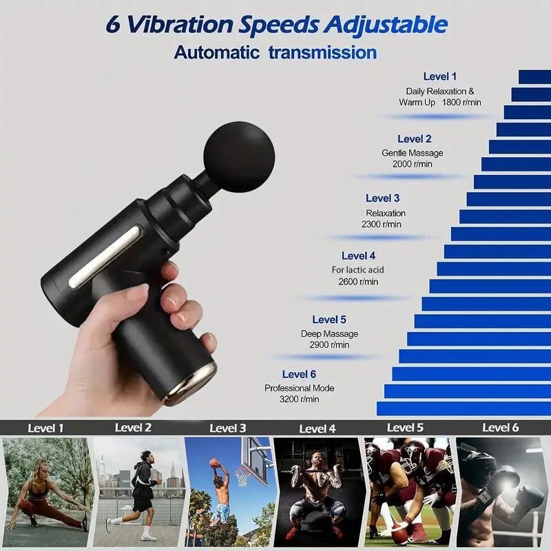 Portable percussion portable massive gun