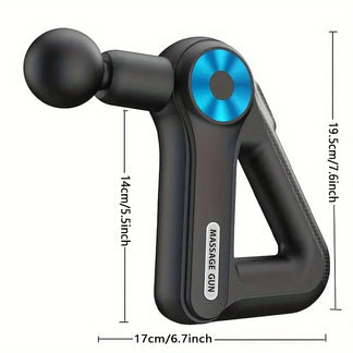 Rechargeable massive gun with 9 levels of intensity