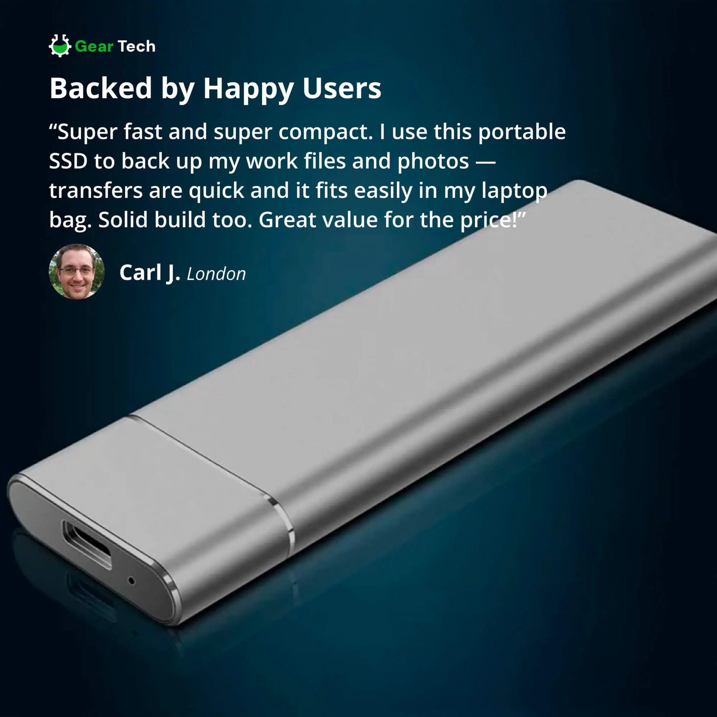 Portable SSD for Large Storage – 5TB External Drive with Lightning-Fast Transfer Speeds MigliorPrezzi.com