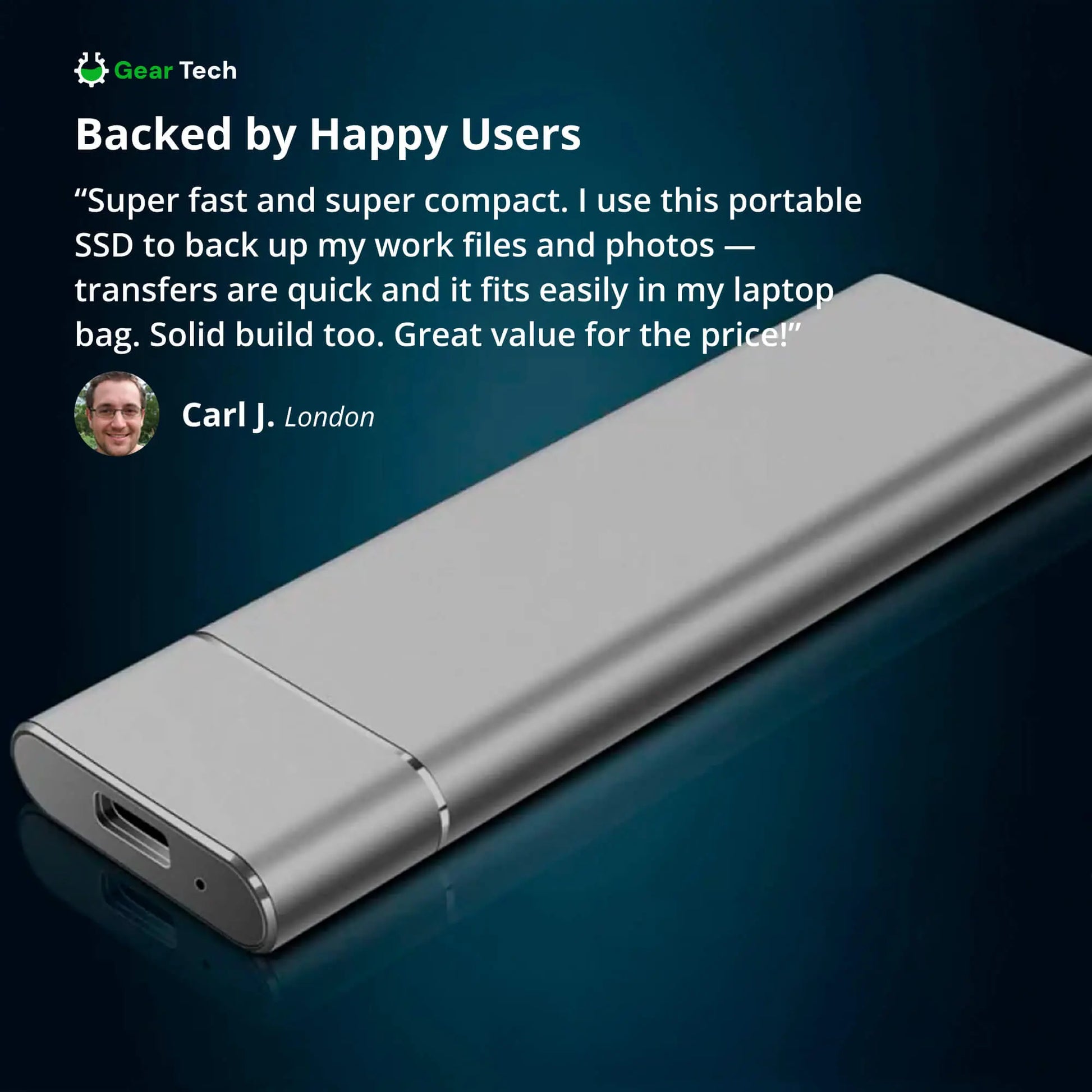 Portable SSD for Large Storage – 5TB External Drive with Lightning-Fast Transfer Speeds MigliorPrezzi.com