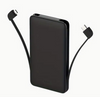 Portable power bank with double charging