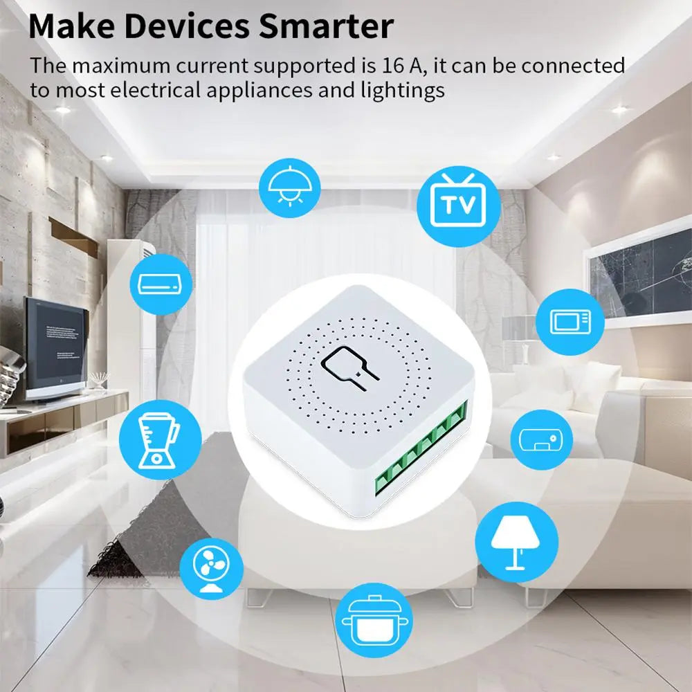 Mini WiFi Smart Switch with Timer & App Control MigliorPrezzi.com