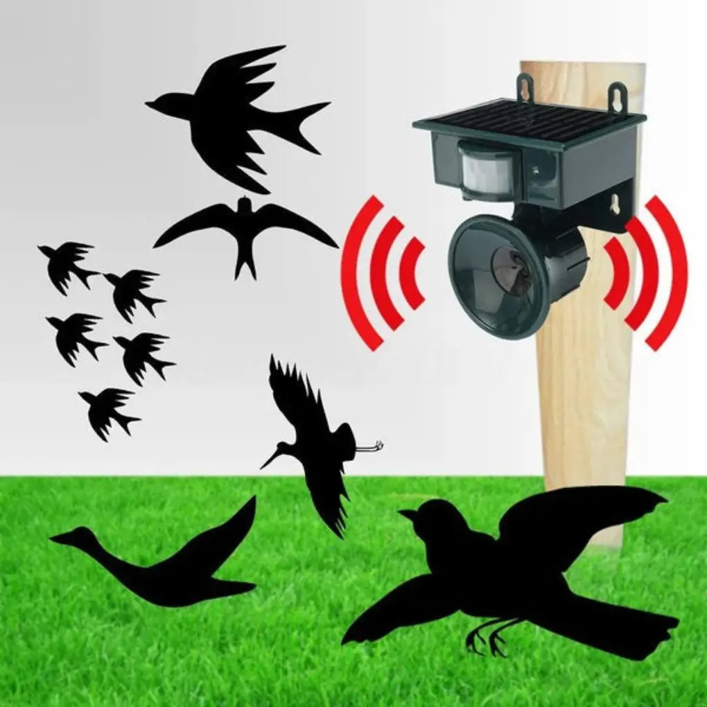 Motion Sensor Bird Deterrent for Crows: Ideal Pigeon Repeller with Sound Scarer MigliorPrezzi.com