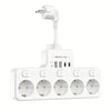 Multiple socket 9 in 1 with USB