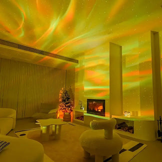 Multicolor LED lighting projector with remote control