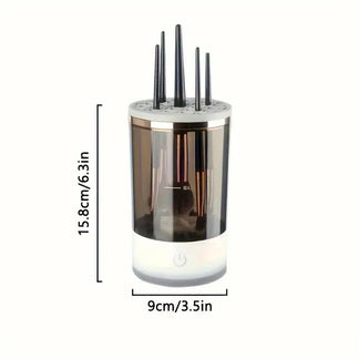 Portable electric cleaner for makeup brushes with USB charging