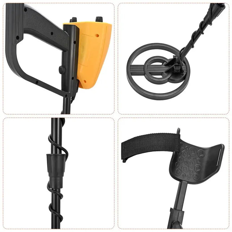 Waterproof metal detector with 20cm ring