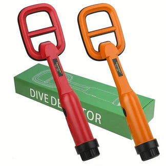 Portable metal detector with LED torch