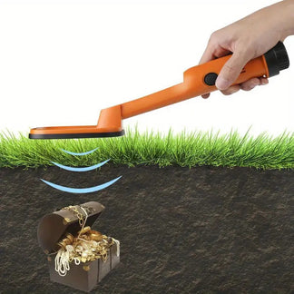 Portable metal detector with LED torch