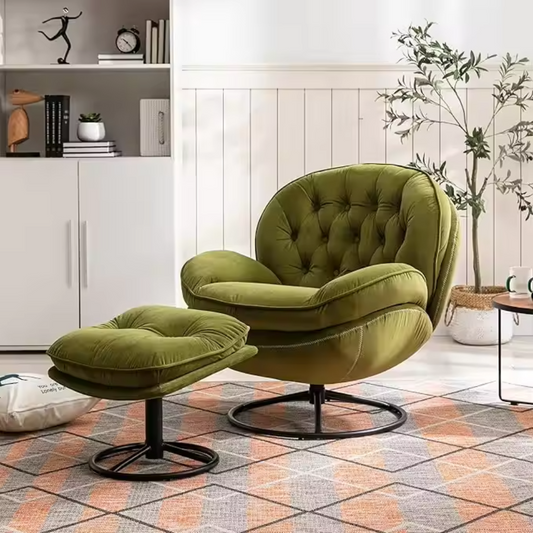 <tc>Recliner Lounge Chair™ | 360° Swivel and Included Footrest</tc>