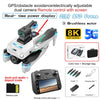 S159 GPS Drone 8K Dual Camera, 5G WiFi FPV, Obstacle Avoidance, Screen Remote, 360° Flight, Memory Card, Battery Display MigliorPrezzi.com