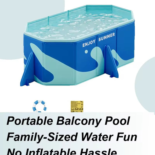 Piscina Pieghevole per Cani e Bambini™ | Sicura, Antiscivolo e Pronta all’Uso