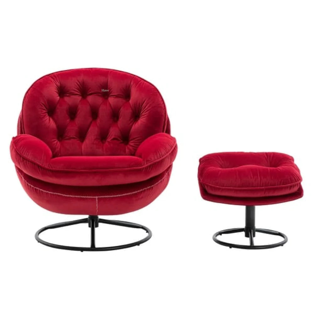 <tc>Recliner Lounge Chair™ | 360° Swivel and Included Footrest</tc>