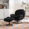 <tc>Recliner Lounge Chair™ | 360° Swivel and Included Footrest</tc>