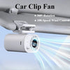 Ventilatore Clip-On™ | Ricaricabile, da Auto, Ufficio o Casa con Schermo LED
