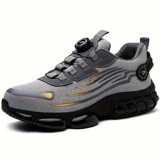 Unisex accident prevention shoes with indestructible work sneakers steel tip