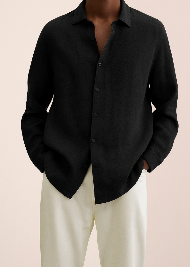 Camicia Elegante in Lino Uomo™ | Freschezza Naturale e Stile Raffinato