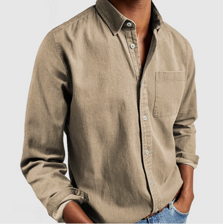 Camicia in Cotone Uomo™ | Stile Classico e Comfort Traspirante