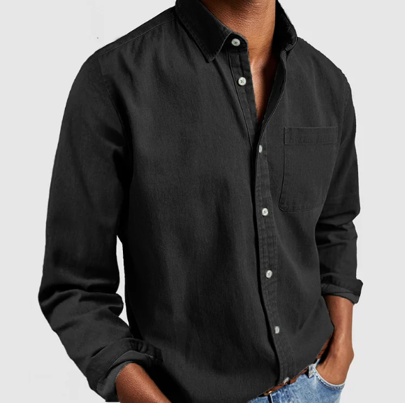 Camicia in Cotone Uomo™ | Stile Classico e Comfort Traspirante