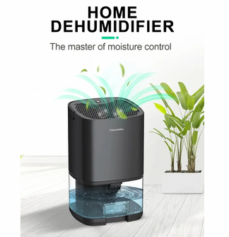 Silent portable dehumidifier for home and office