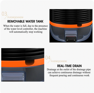 Dehumidifier 800ml Low noise portable dryer for purification and anti -mold