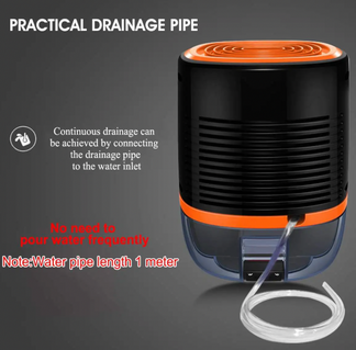 Dehumidifier 800ml Low noise portable dryer for purification and anti -mold