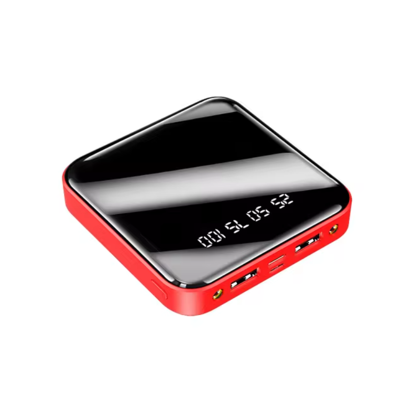 Mini powerbank portatile con ricarica super veloce e display digitale