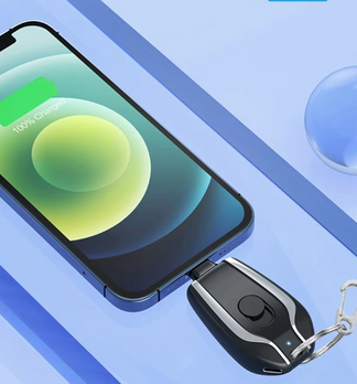 Mini PowerBank Keychain for Smartphone