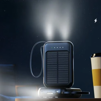 Solar powerbank with quick charging