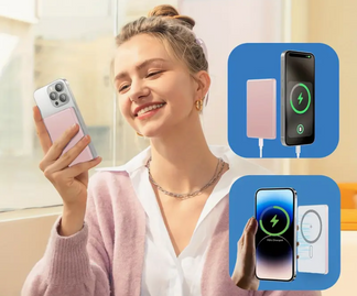 Magnetic portable charger