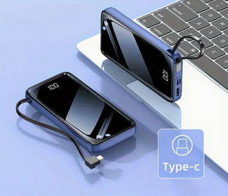 Powerbank portatile multi porta con ricarica veloce