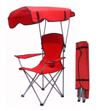 Sedia Portatile con Parasole™ | Ideale per Spiaggia, Giardino ed Escursioni