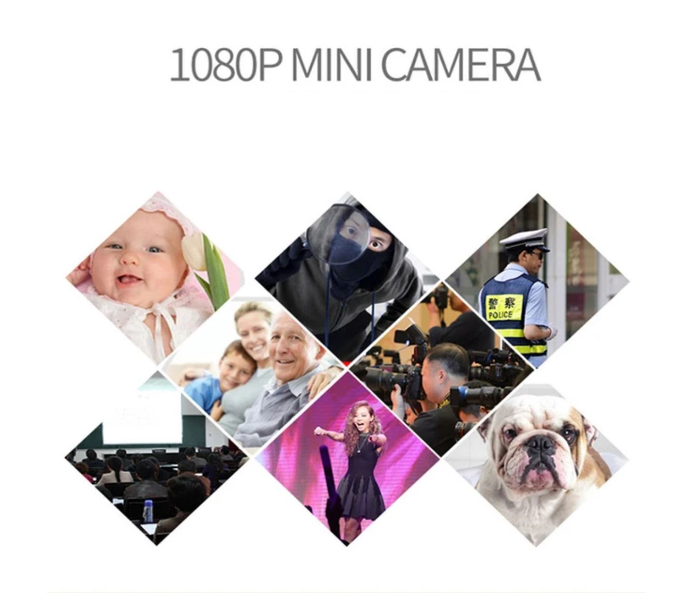 Micro camera spia HD con  visione notturna