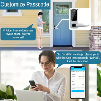Serratura Intelligente TT Lock  Senza Chiave con Impronta Digitale