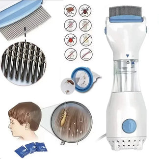 Electric brush for dog and cat 3 in 1 for removal flea and pesticide combs