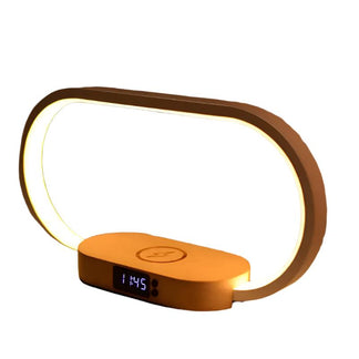 Stazione di ricarica multifunzionale con orologio e luce led