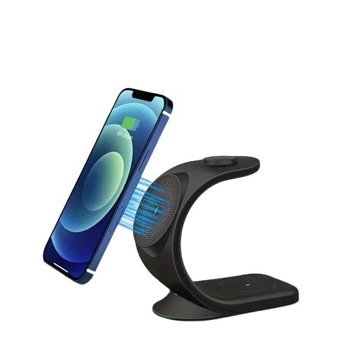 Stazione di Ricarica Wireless Magnetica 3 in 1  per tutti i Dispositivi