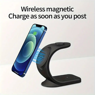 3 in 1 magnetic wireless charging station for all devices
