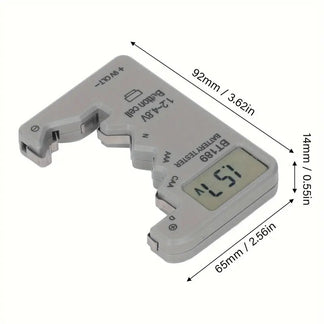Digital tester for all batteries with LCD display