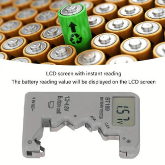 Digital tester for all batteries with LCD display