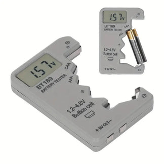 Tester Digitale per Tutte le Batterie con Display LCD