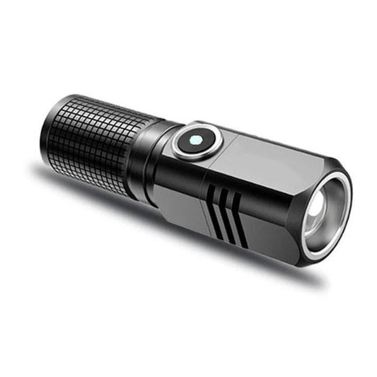Torcia LED MINI XHP50 Super Luminosa , Ricaricabile USB con Zoom e 3 Modalità di Luce