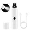 Tronchesina Elettrica per Unghie di Cane, Affilatrice Ricaricabile con Luce LED, Silenziosa e USB per Toelettatura di Gatti e Cani