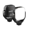 Luce LED  regolabile con supporto rotante a 360° per smartphone e macchina fotografica