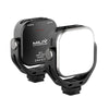 Ulanzi Vijim VL66 Luce LED Video Regolabile con Supporto Rotante a 360°, Ricaricabile, per DSLR, SLR e Smartphone