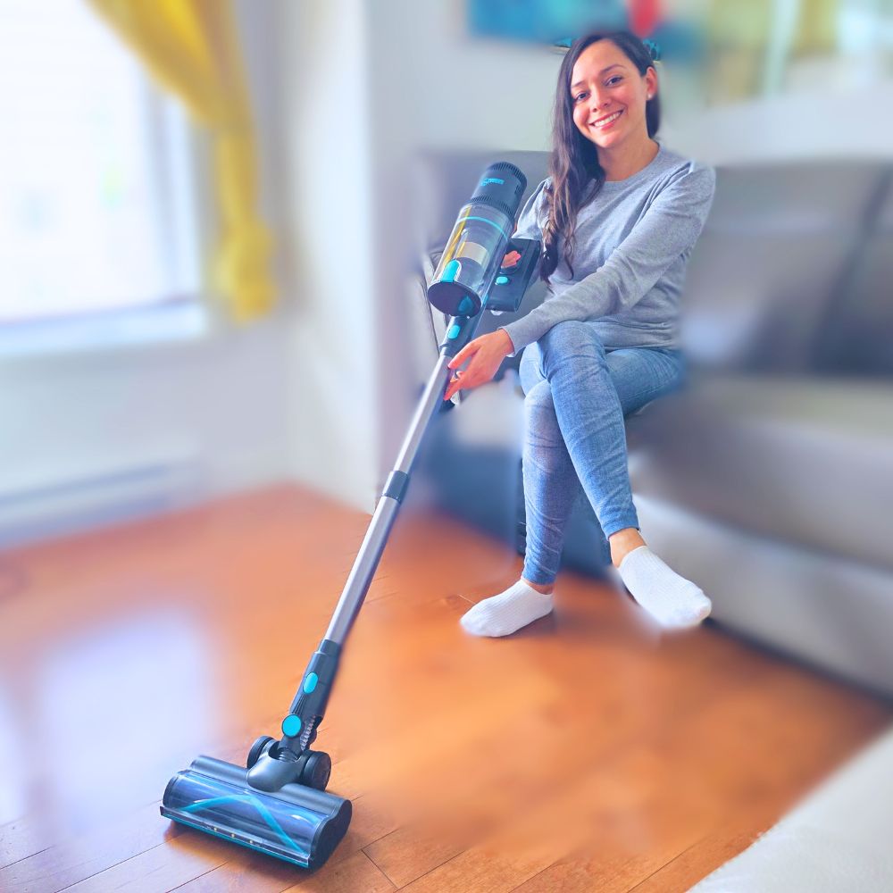Aspirapolvere Senza Fili 500W | Potente, Leggera, Autonomia Lunga