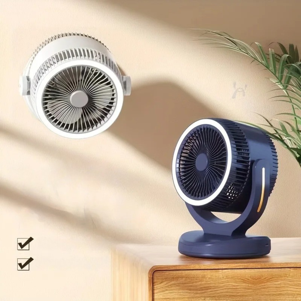 Air Cycle multifunction fan ™ | Compact design and double light/air function