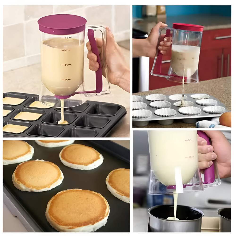 DosaImpasto™ | Il Dosatore Antigoccia per Muffin, Pancake e Dolci Perfetti