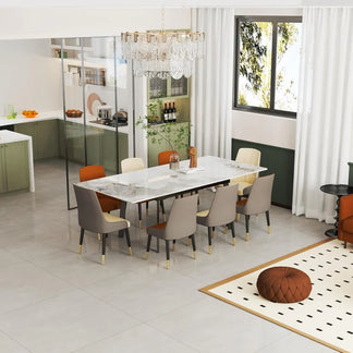 Set di 2 sedie da pranzo in pelle – eleganti e confortevoli