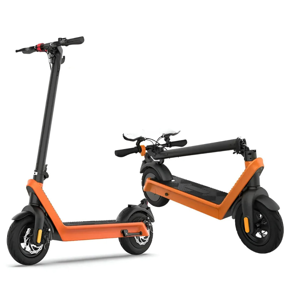 <tc>Foldable Electric Scooter with Disc Brakes and Powerful Motor</tc>